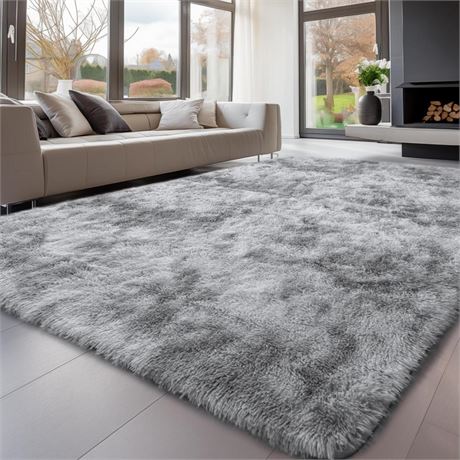 8x10 Area Rugs for Bedroom, Living Room Fluffy Rug, Large Area Rug Shag Shaggy