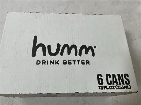 6 cans of HUMM drinks