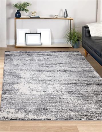 Keen Home Design Area Rugs - Non-Shedding, Thick Pile Abstract Rugs for