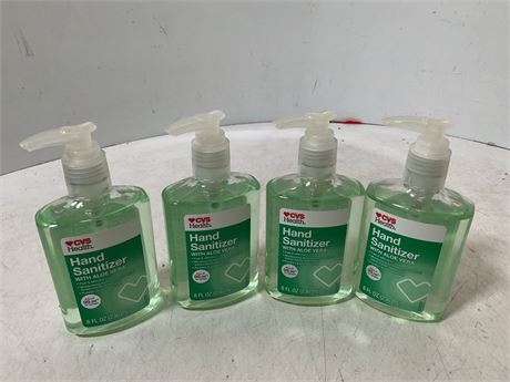 4 pack of hand sanitizer 8floz