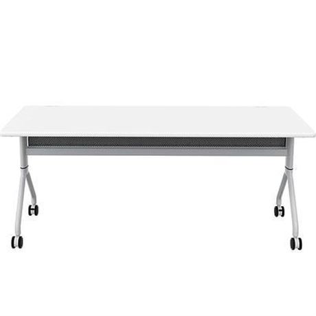 Safco Rumba Training Room Table, 30" x 72", Designer White