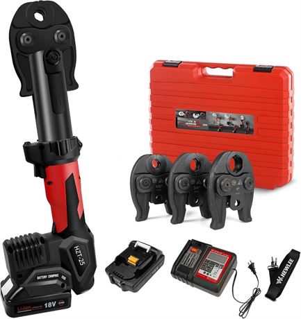 OFFSITE Pro Press Copper Crimping Tool Hydraulic Battery Powered Crimper 32KN