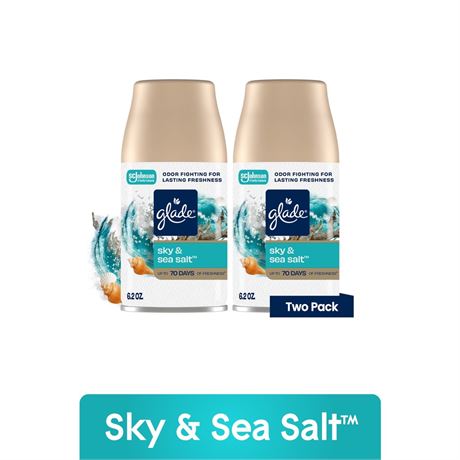 Glade Automatic Spray Refills, Air Freshener, Infused with Essential Oils, Sky