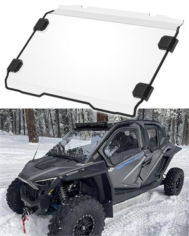 ELITEWILL Front Full Windshield Front Windscreen Clear #2883756 Fit for Polaris