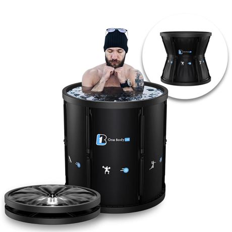 Portable Ice Bath Tub for Athletes - Heavy Duty Cold Plunge Tub Outdoor