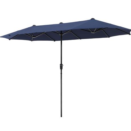 Sophia & William 13ft Large Patio Umbrella Outdoor Double-sided Rectangle