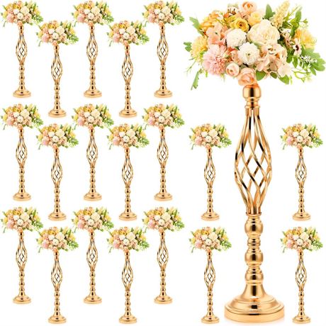 20 Pcs Metal Flower Arrangement Stand Wedding Flower Centerpieces Stand Elegant