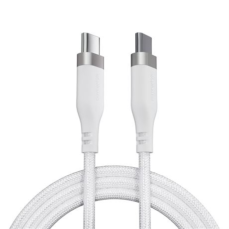 Liquipel Powertek USB C to USB C Fast Charger Cable, 6ft for Galaxy, Note, Tab,