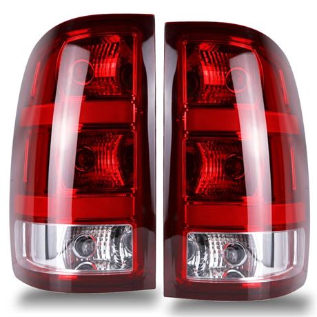 Nakuuly Tail Lights Compatible With 2007-2014 GMC Sierra 1500 2500HD 3500HD
