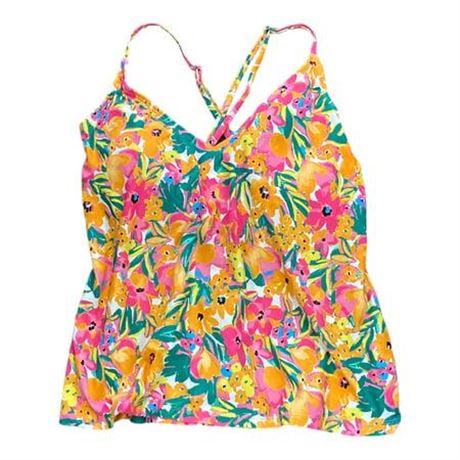 Anne Cole Limited Edition Ladies Swim Pullover Triangle Tankini Top (Sunshine