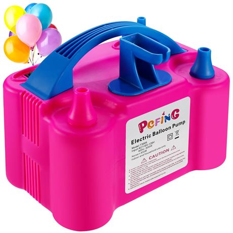 PCFING Balloon Pump Electric and Balloon Tying Tool in One, Portable Balloons