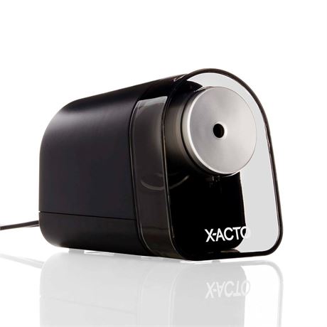 X-ACTO 1818LMR XLR Office Electric Pencil Sharpener, Charcoal Black