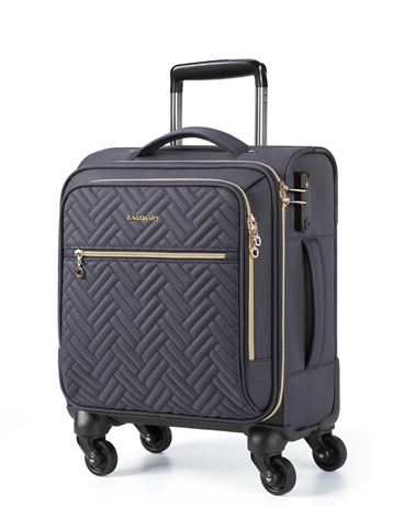 BAGSMART Underseat Carry On luggage Airline Approved, 16-inch Small Softside