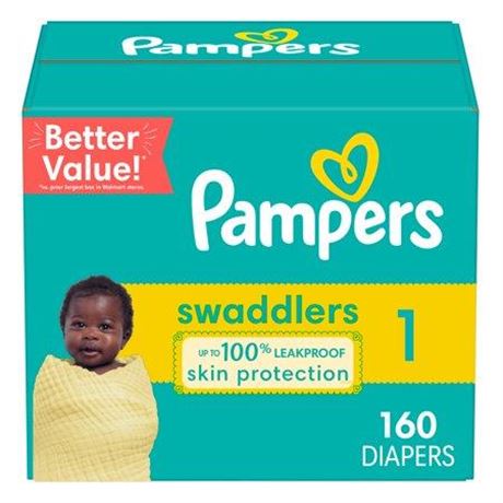 Pampers Swaddlers Diapers Size 1