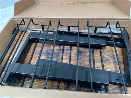 B4Life Wine Rack Wall Mounted with Stemware Hanger, Wine Glass Holder