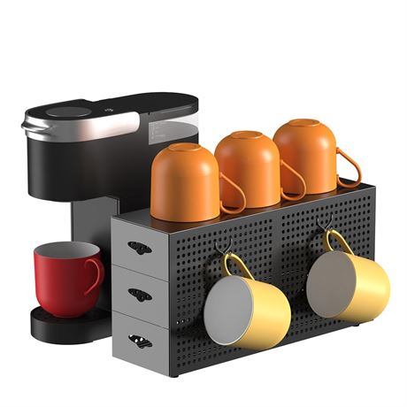 SICHEER Coffee Pod Drawer Holder, 42 Pods Large Capacity, 3 Tier Holder for K