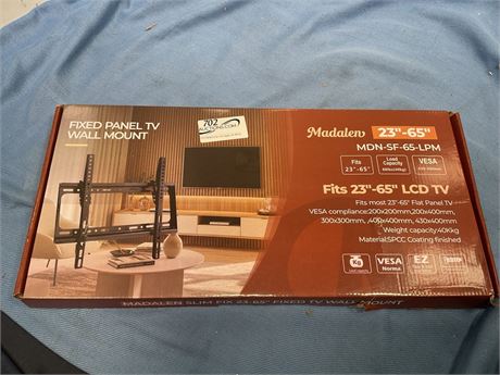 Madalyn Slim Fix 23-65” LCD TV Fixed Panel TV Wall Mount MDN-SF-65-LPM