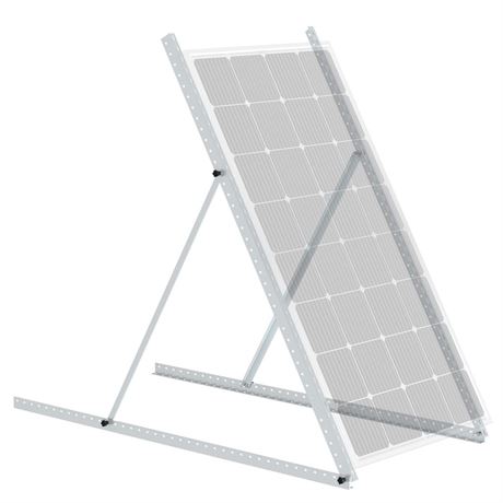 BougeRV 58in Adjustable Solar Panel Tilt Mount Brackets with Foldable Tilt