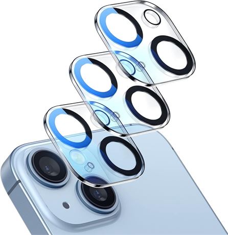 Uniwit [3 Pack] Camera Lens Protector for iPhone 14/14 Plus,9H Tempered