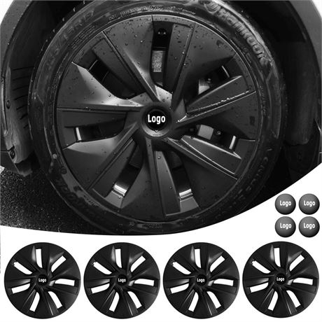 Compatible with Tesla Model Y Wheel Cover Hubcap 19 Inch,Tesla Model Y