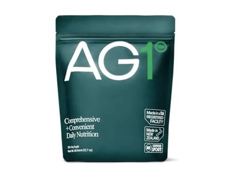 AG1 Athletic Greens - Powder Supplement Convenient Daily Nutrition- 30 Days