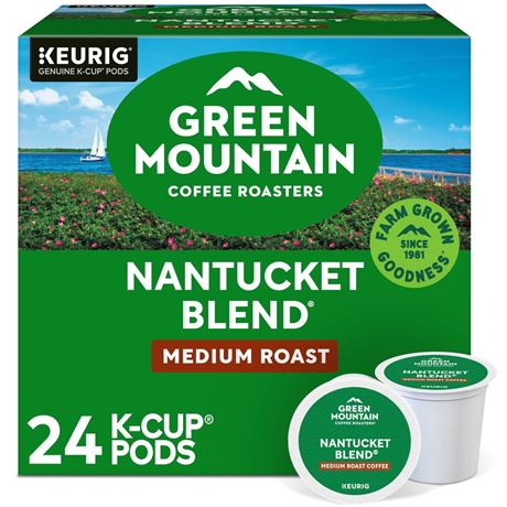 Green Mountain Coffee Roasters, Nantucket Blend Medium Roast K-Cup Coffee Pods,
