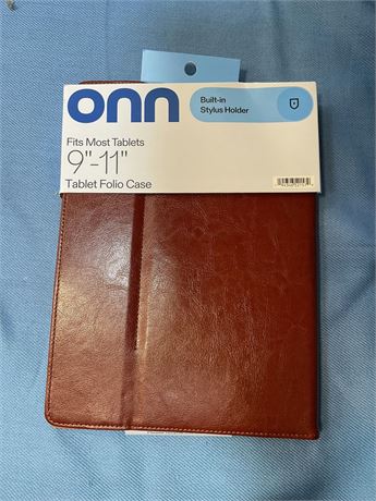 onn tablet folio case 9”-11”