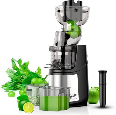 AHNR Cold Press Juicer Machines,300W Slow Masticating Juicer Machines Vegetable