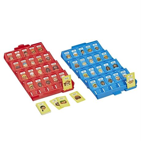 Hasbro Gaming Unisex-Adult Grab and Go Guess Who Game, Multicoloured, One Size