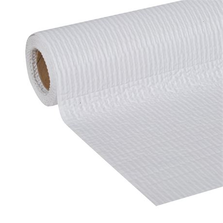 Duck Brand EasyLiner Solid Grip 20 in. x 6 ft. White Shelf Liner