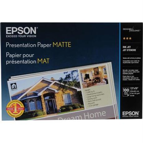 Epson A3+ Photo Quality Ink Jet Paper (100 Sheets) 102g/m2 (White)