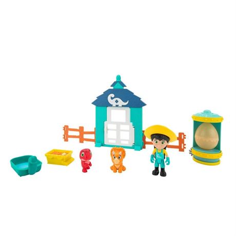 Dino Ranch Hatchery Adventure Set - Features Light up Dino Egg Incubator  3”