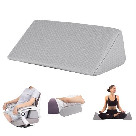 Small Wedge Pillow, Small Wedge Pillow for Sleeping, Foam Wedge for Yoga,