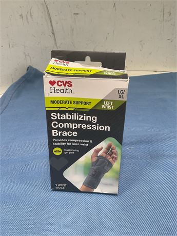 CVS health moderate support left wrist LG/XL - Stabilizing compression brace