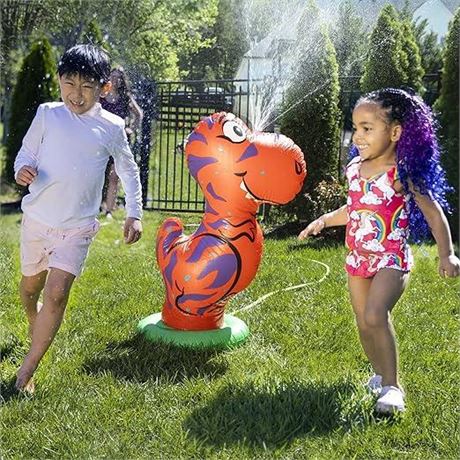 Dino Bop N Wobble Inflatable Dino Sprinkler