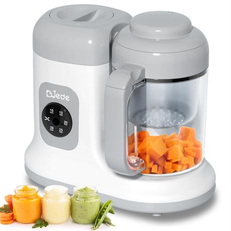 OFFSITE Baby Food Maker - DUEDE One Button Rotate & Press Control, Baby Food in
