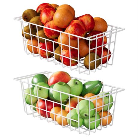 17.5 inch Chest Freezer Organizer, Refrigerator Organizer Bins, Freezer