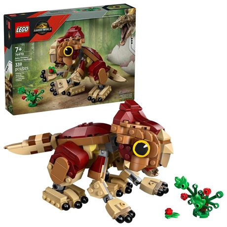 LEGO Jurassic World Baby Dinosaur Dolores: Aquilops Kids Toy - Educational and