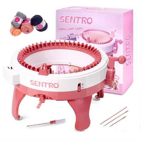 OFFSITE Ecueze SENTRO Knitting Machine, 48 Needles Knitting Loom Machine with