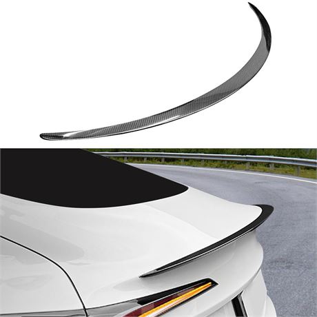 Real Carbon Fiber Spoiler Compatible with Tesla Model 3 2024 New Model 3