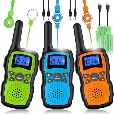 OFFSITE Wishouse Walkie Talkies Rechargeable for Kids Adults Long Range,Xmas