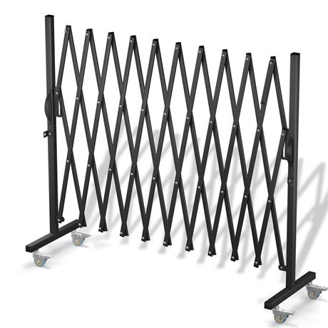 Expandable Barricade Gate,Accordion Garden Yard Outdoor Indoor Portable Folding