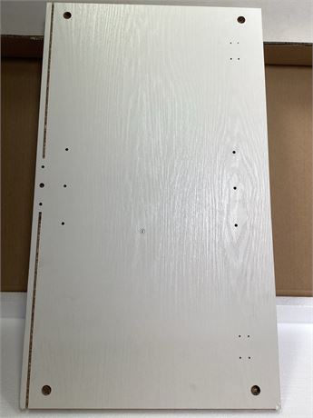 Replacement cabinet side panel in a distressed white finish 27-1/4x 15-5/8
