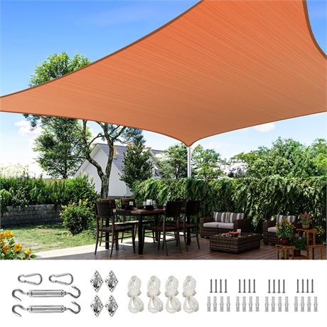 Quictent 20x26ft Sun Shade Sail for Patio, 185GSM Heavy Duty Rectangular