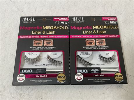 Ardell Magnetic Megahold Liner & Lash 054/2 pack