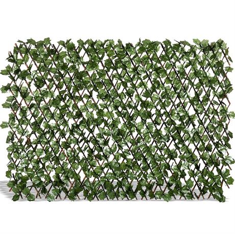 DOEWORKS Expandable Fence Privacy Screen for Balcony Patio Outdoor, 1PC Faux