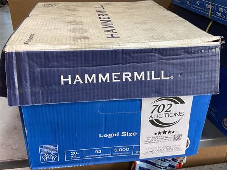 Hammermill Copy Plus 8.5" X 14" Copy Paper, 20 Lbs., 92 Brightness, 5000