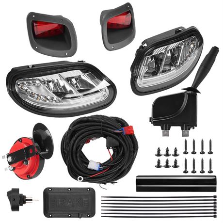 Deluxe Golf Cart Light Kit Kit for 2014-Up EZGO Freedom/TXT T48/ EZGO Valor Gas