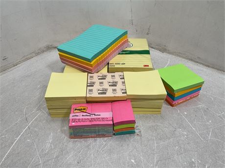 Post-it sticky notes / mini/ 3M/ sticky 4x6 colors/ post-it 3x3 3M / 12 pack  1