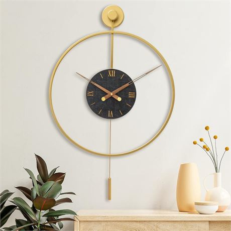 Large Modern Wall Clock,Wall Clocks for Living Room Decor,Classical Silent